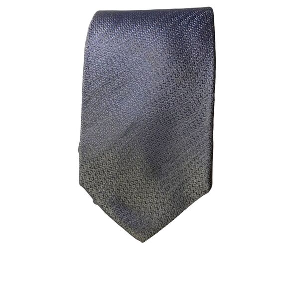 #7733 Calvin Klein Solid Light Blue Necktie, Tie - Picture 5 of 6